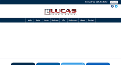 Desktop Screenshot of lucasinsurance.com